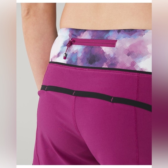 Lululemon Speed Short Size 10 Raspberry Pink - Picture 3 of 10